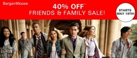 Esprit Canada: Friends + Family Sale 40% Off Coupons