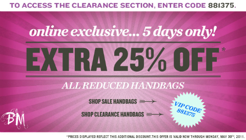 LittleBurgundy Little Burgundy: Extra 25% Off Previously Reduced Handbags