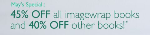 Photobook Canada May Deals: Save 45% Off Imagewrap Books & 40% Off All Other Books Photo Photobook Canada May Deals: Save 45% Off Imagewrap Books & 40% Off All Other Books