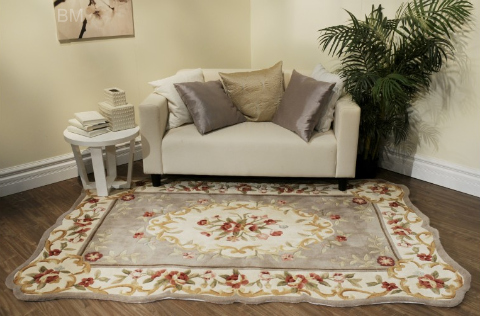 TheShoppingChannel The Shopping Channel: Blossom Limited Edition Aubusson Wool Rug 50% Off