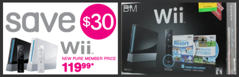 Wii Nintendo Wii Only $119.99