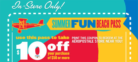 Aeropostale Aeropostale Canada Printable Coupon