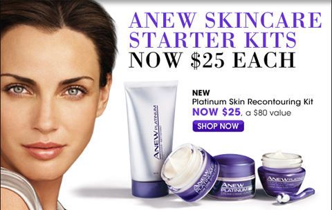 Avon Half Price Anew Platinum Skin Recontouring Systems @ Avon Canada (Was $50, Now $25)