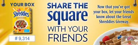 Canadian Freebies: Shreddies Giveaway