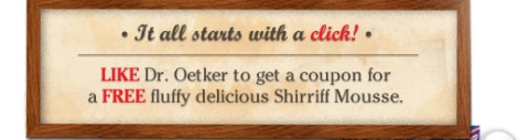Facebook Freebie: Dr Oetker Shirriff Mousses