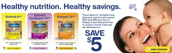 Save Save.ca: $5 Off Enfamil Coupon