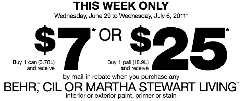 Home Depot Canada: Paint Rebate Up To $25