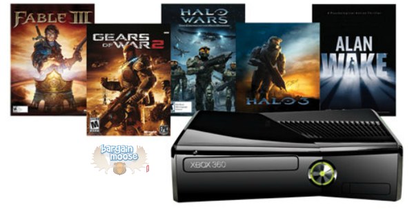 BestBuy Best Buy Canada: XBOX 360 250 GB, with 5 free games $269.99