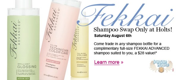 Canadian Freebies: Holt Renfrew FEKKAI Shampoo Swap August 6th