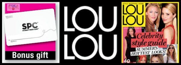 LouLou Lou Lou: 1 Year Lou Lou Subscription for $14.95 + Free SPC Card!