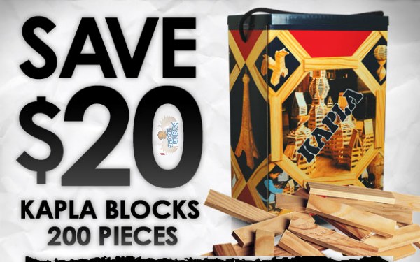 Mastermind Toys: $20 Off Kapla Blocks   Now $39.95