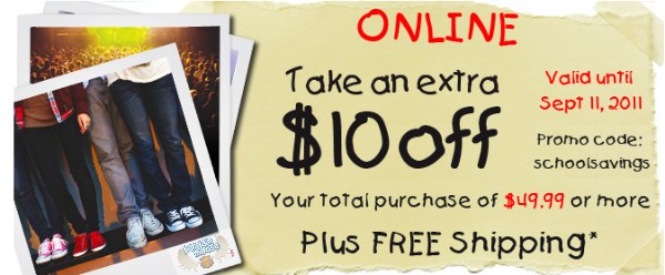 TheShoeCompany The Shoe Company: $10 off $49.99 Coupon Code + Free Shipping