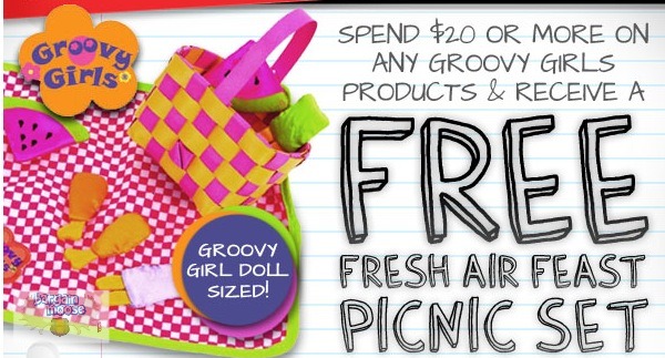 Mastermind Toys Canada: Free Groovy Girl Picnic Set With $20 Purchase