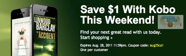 Kobobooks: $1 Off Coupon Code