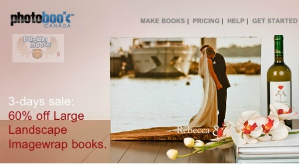 Photobook Canada: Save 60% on Large Imagewrap Books For 3 Days Only