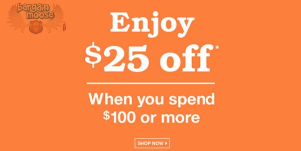 rootscanada Roots Canada: $25 Off $100