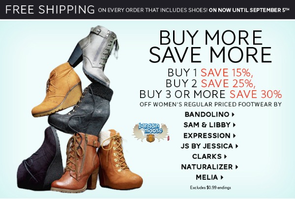 The Bay Canada: Free Shipping On Shoes & Up To 30% Off