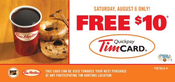 Shoppers Drug Mart Canada: $10 Tims Card With $50 Purchase (Aug 6)