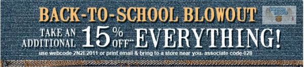 Childrens Place: Save An Extra 15% Off Canada Coupon