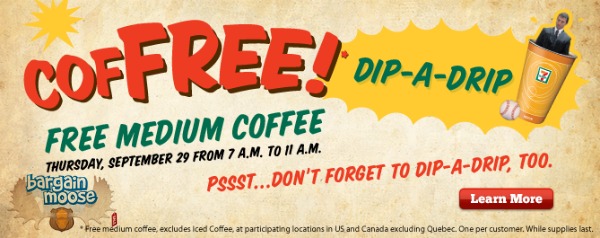 Canadian Freebies: Free Coffee At 7 11 (29th Sept)