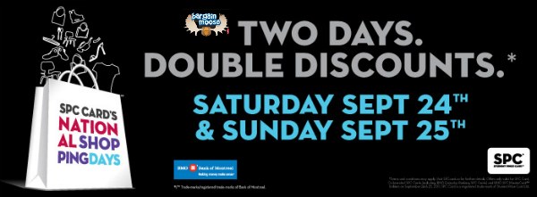 SPC: National Shopping Days   Double The Discounts