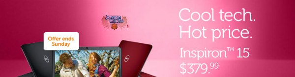 dell Dell Canada: Inspiron 15 for $379.99 (Save $60)