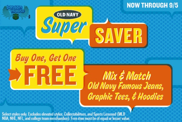 the long weekend old navy has a buy 1 get 1 free promotion old navy ...