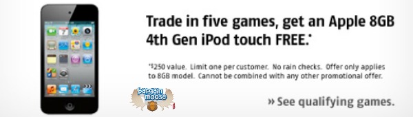 Future Shop Canada: Free iPod With 5 Game Trade In Photo Future Shop Canada: Free iPod With 5 Game Trade In