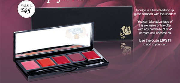 Lancome.ca Deals: Free gifts, free samples, free shipping! 