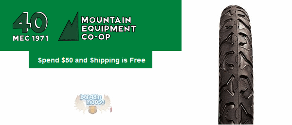 MEC: 25% Off Continental Town And Country Bike Tires
