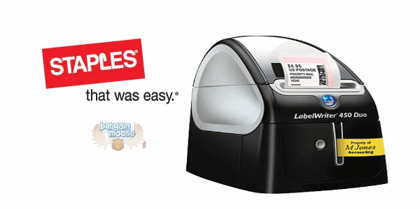 Staples: Dymo LabelWriter 450 Duo Label Maker $129 (Reg $269)