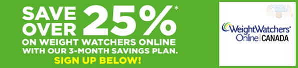 Weight Watchers Online: Save 25%+ 
