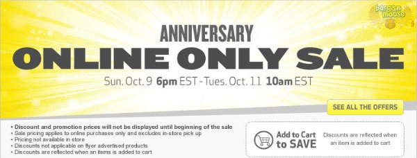 bestbuy Best Buy Canada: Anniversary Sale Starts 6pm EST Oct 9th