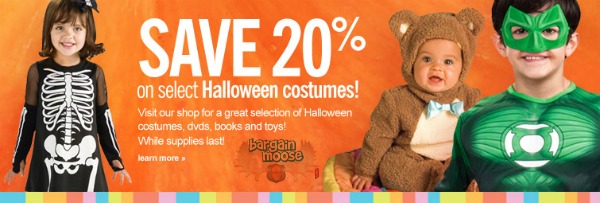 Chapters Canada: Save 20% Off Select Halloween Costumes