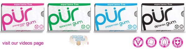 dealfind Dealfind: $20 for a Case of 24 Packs of Gum + Free Shipping from PÜR Gum ($53 Value)