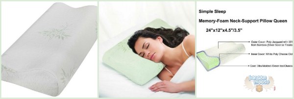 eBay eBay Big Deals: 64% Off Queen Ergonomic Memory Foam Neck Support Pillow $24.99
