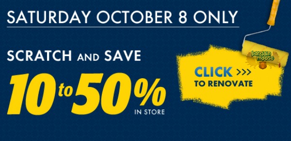 Rona Canada: Scratch & Save Event (Oct. 8)