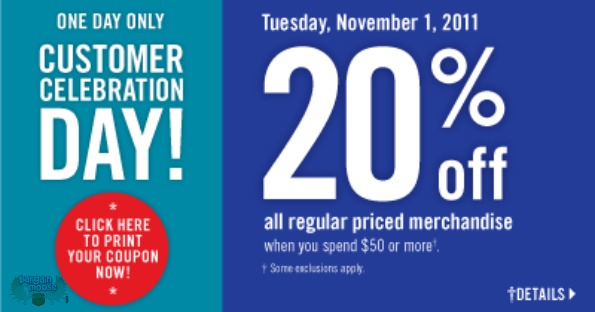 Shoppers Drug Mart Canada: 20% Off $50 Printable Coupon