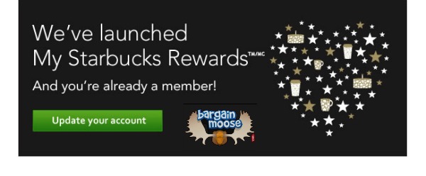 Starbucks My Rewards Program