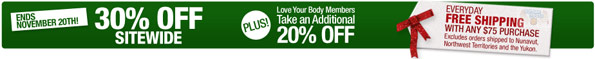 Body-Shop-Logo The Body Shop Canada: 30% Off Plus An Additional 20% Off For Members
