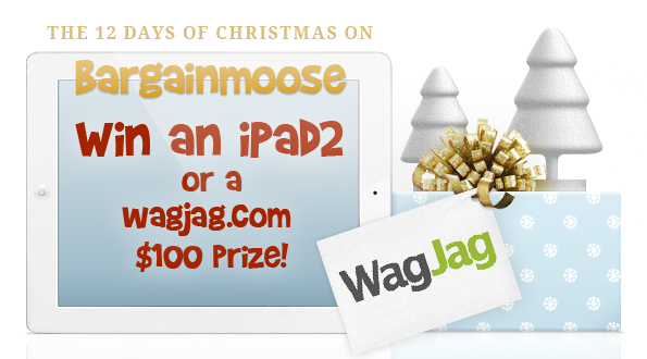 Win an iPad 2 or $100 Wagjag voucher! Day 2 Christmas Contest: $100 Wagjag voucher & extra iPad 2 entries!