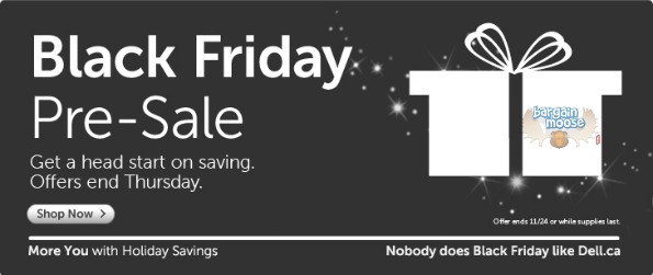 Dell Canada: Black Friday Pre Sale