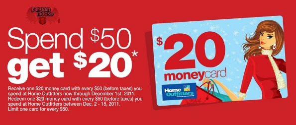 Home Outfitters Canada: Spend $50 Get $20 Photo Home Outfitters Canada: Spend $50 Get $20