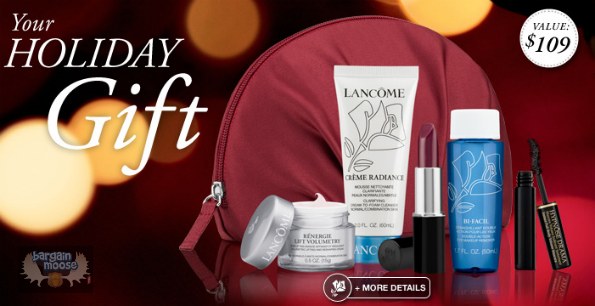 Lancome: Free Holiday Gift Worth $109 With $34 Purchase + Free Shipping!