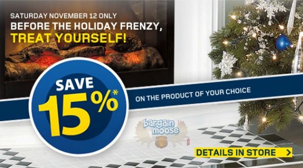 RONA Canada: 15% Off One Item Of Your Choice (Nov 12 Only)