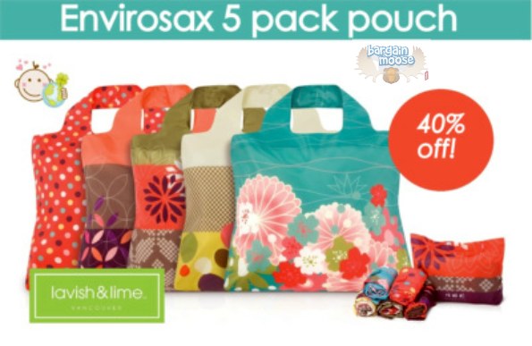 truecuddle True Cuddles: 40% Off Envirosax Set of 5 Now $26.95