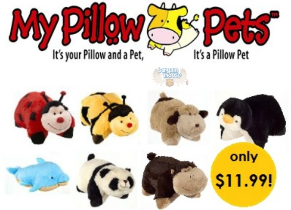 True Cuddles: Pillow Pets $11.99 (Reg. $19.99) Free Shipping on 3