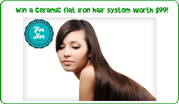 Bargainmoose Super Christmas Gift Giveaway Part 7 – Win a Ceramic Flat Iron Hair System worth $99! 