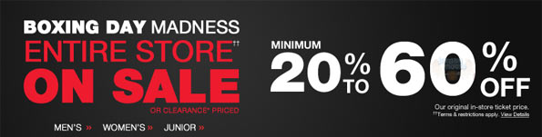 Sportchek SportChek Canada Boxing Week Event Continues: Up To 60% Off
