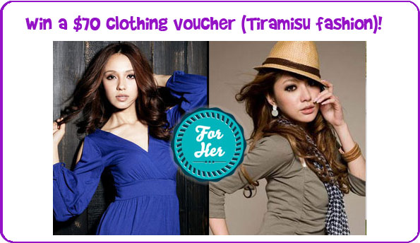 Bargainmoose Super Christmas Gift Giveaway Part 11 – Win a $70 Clothing Voucher For Tiramisu Fashion!